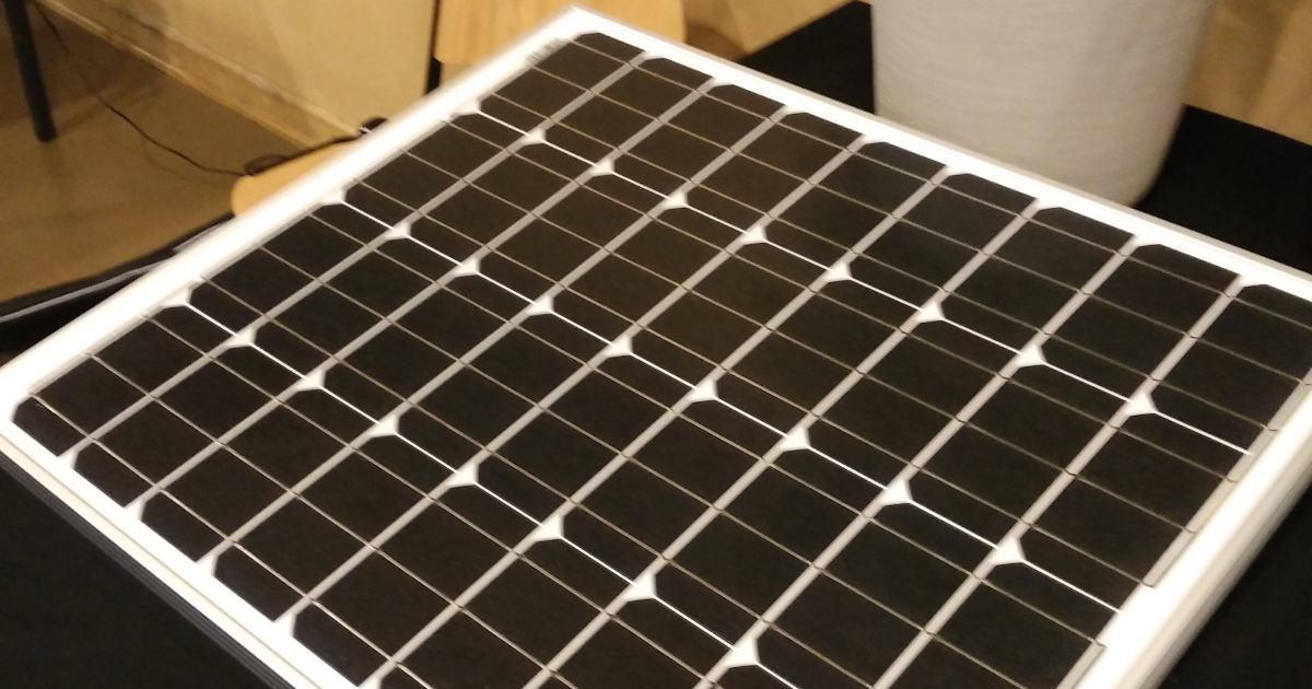 mono solar panel example